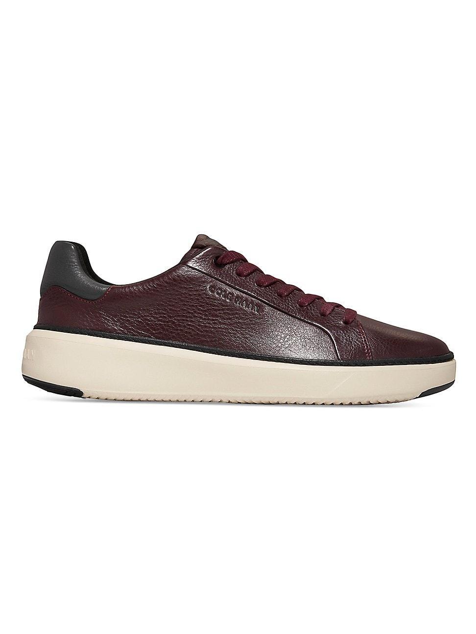 Cole Haan Mens GrandPr Topspin Leather Sneakers Product Image