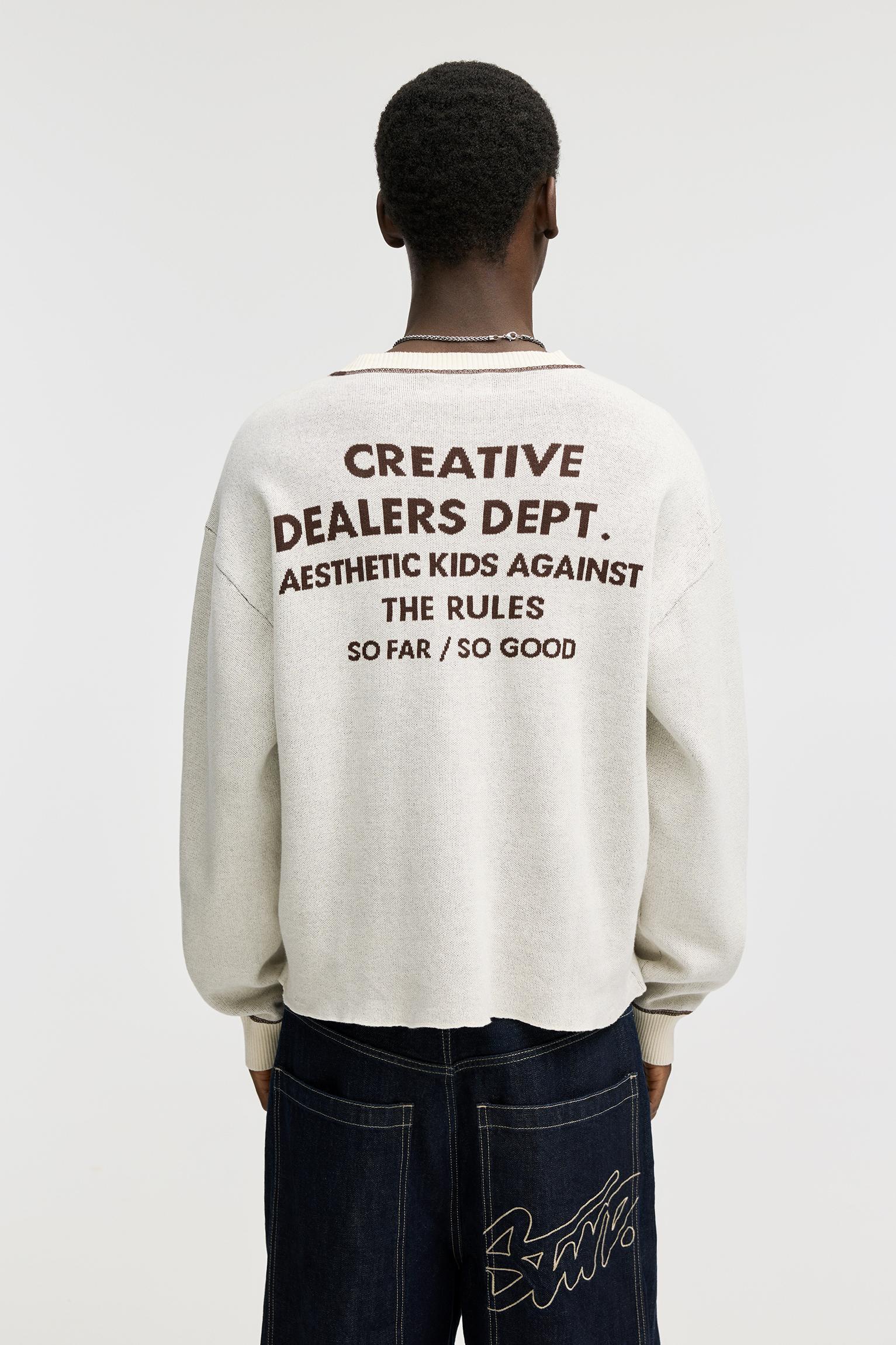 STWD sweater with seam details Product Image
