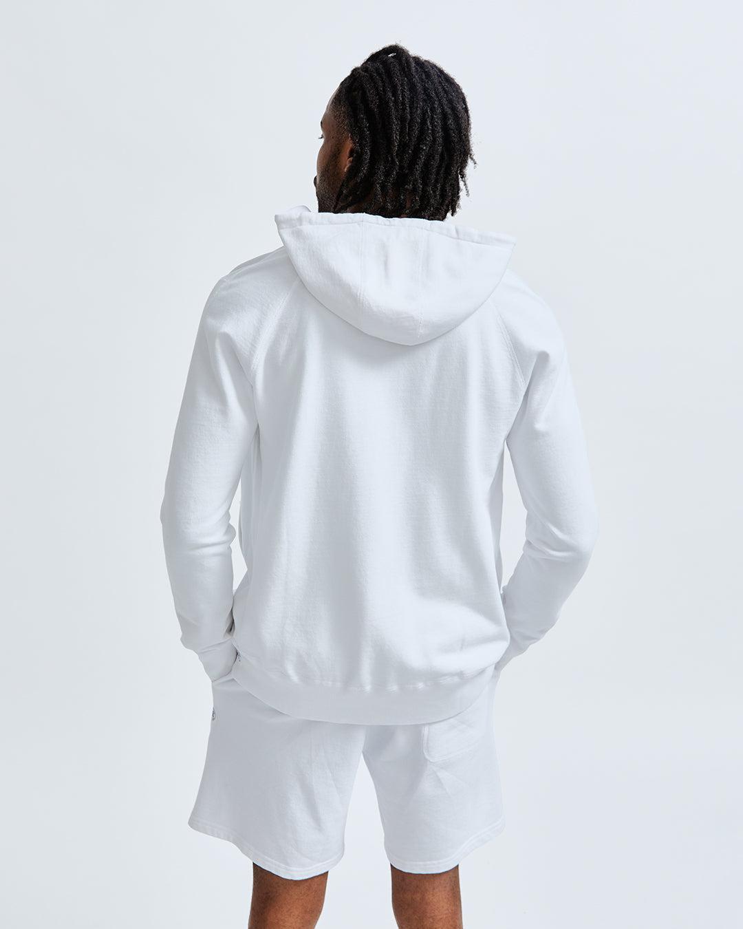 Lightweight Terry Slim Zip Hoodie Male Product Image