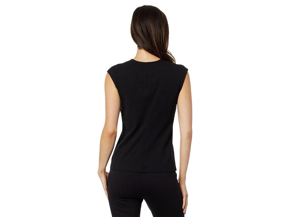 NIC+ZOE V-Neck Perfect Layer Onyx) Women's Clothing Product Image