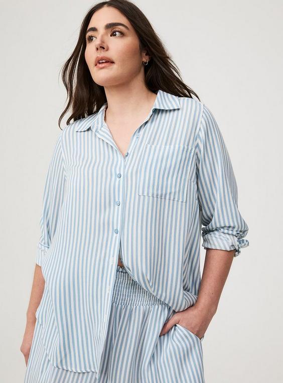 Lizzie Button Up Long Sleeve Shirt Product Image