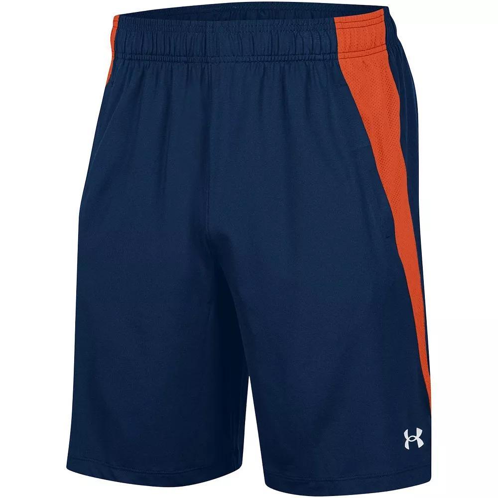 Men's Under Armour Navy Auburn Tigers Tech Vent Shorts, Size: 3XL, Blue Product Image