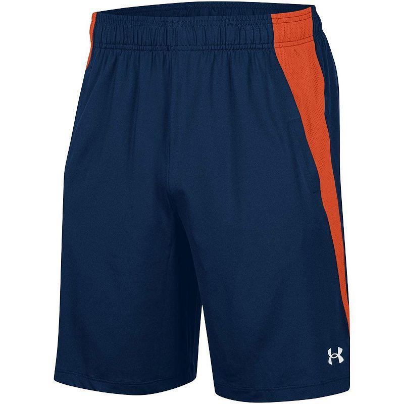 Men's Under Armour Navy Auburn Tigers Tech Vent Shorts, Size: 3XL, Blue Product Image