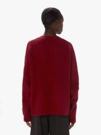CARDIGAN WITH PATCH POCKET in red | JW Anderson US  Product Image