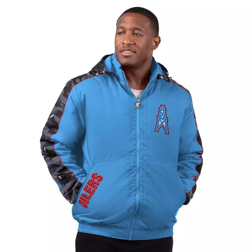 Mens Starter Aqua Miami Dolphins Thursday Night Gridiron Full-Zip Hoodie Jacket Turquoise A Product Image