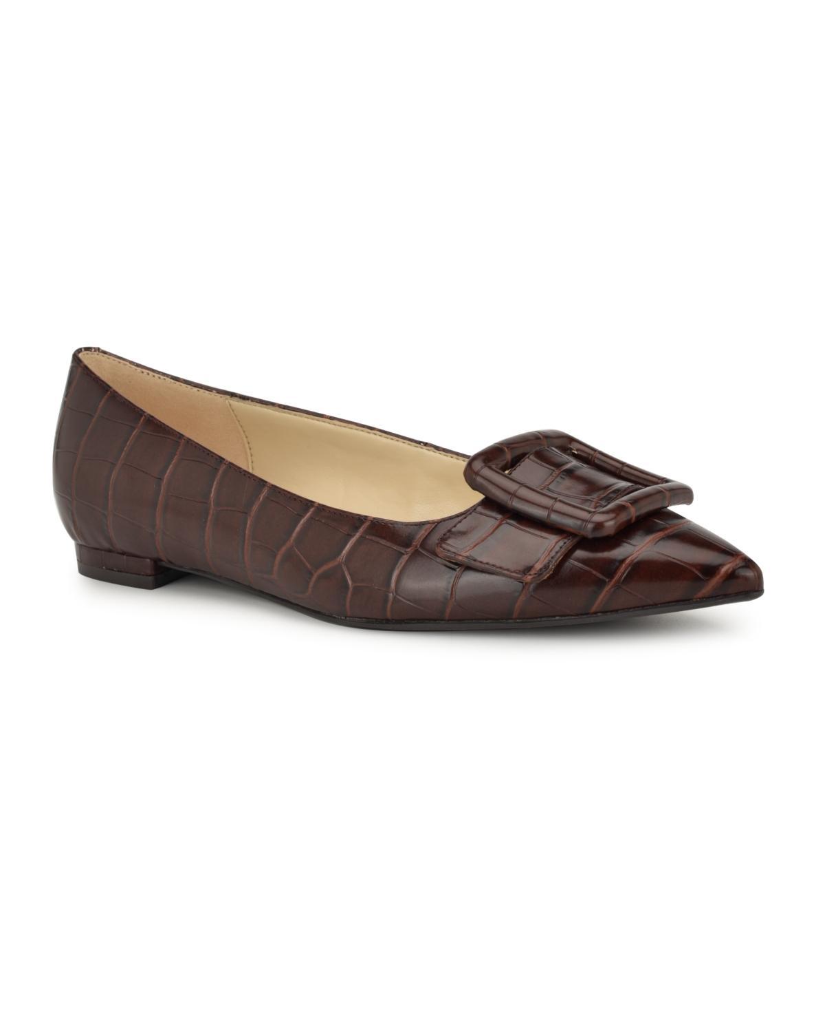 Nine West Jesike Women's Slip-On Pointy Toe Dress Flats, Size: 7.5, Dark Blue Tweed Product Image