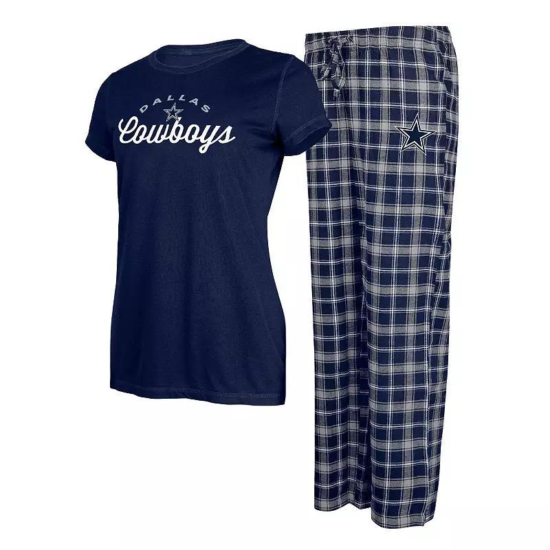 Women's Concepts Sport Royal Florida Gators Tinsel Ugly Sweater Long Sleeve T-Shirt & Pants Sleep Set, Size: Medium, Blue Product Image