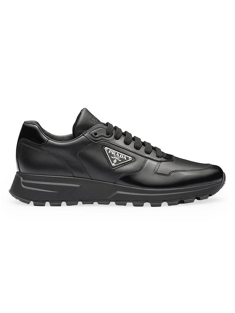 Mens Leather Sneakers Product Image