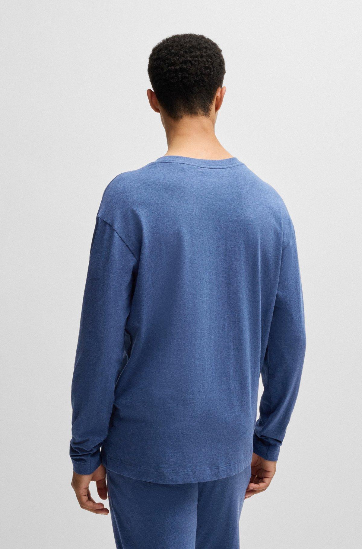Stretch-cotton relaxed-fit T-shirt with logo print Product Image