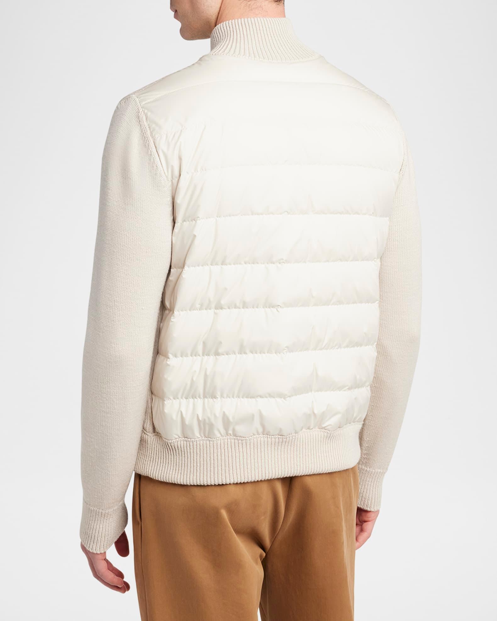 Men's Edit Padded Back Wool Cardigan Product Image