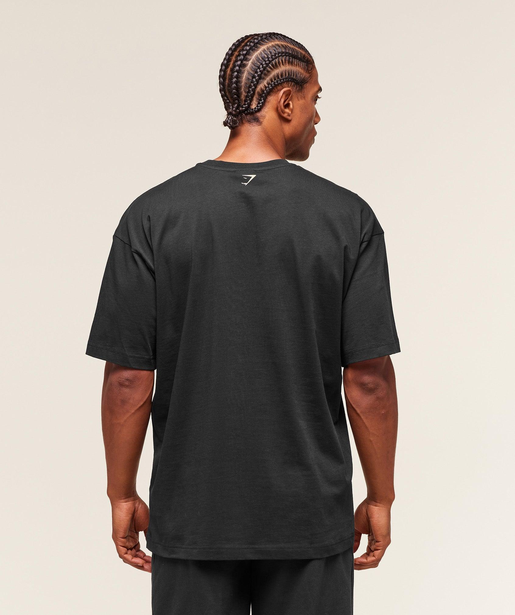Gymshark Hispanic Heritage T-Shirt - Black Male Product Image