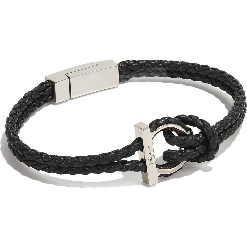 Mens Braided Leather Bracelet Product Image