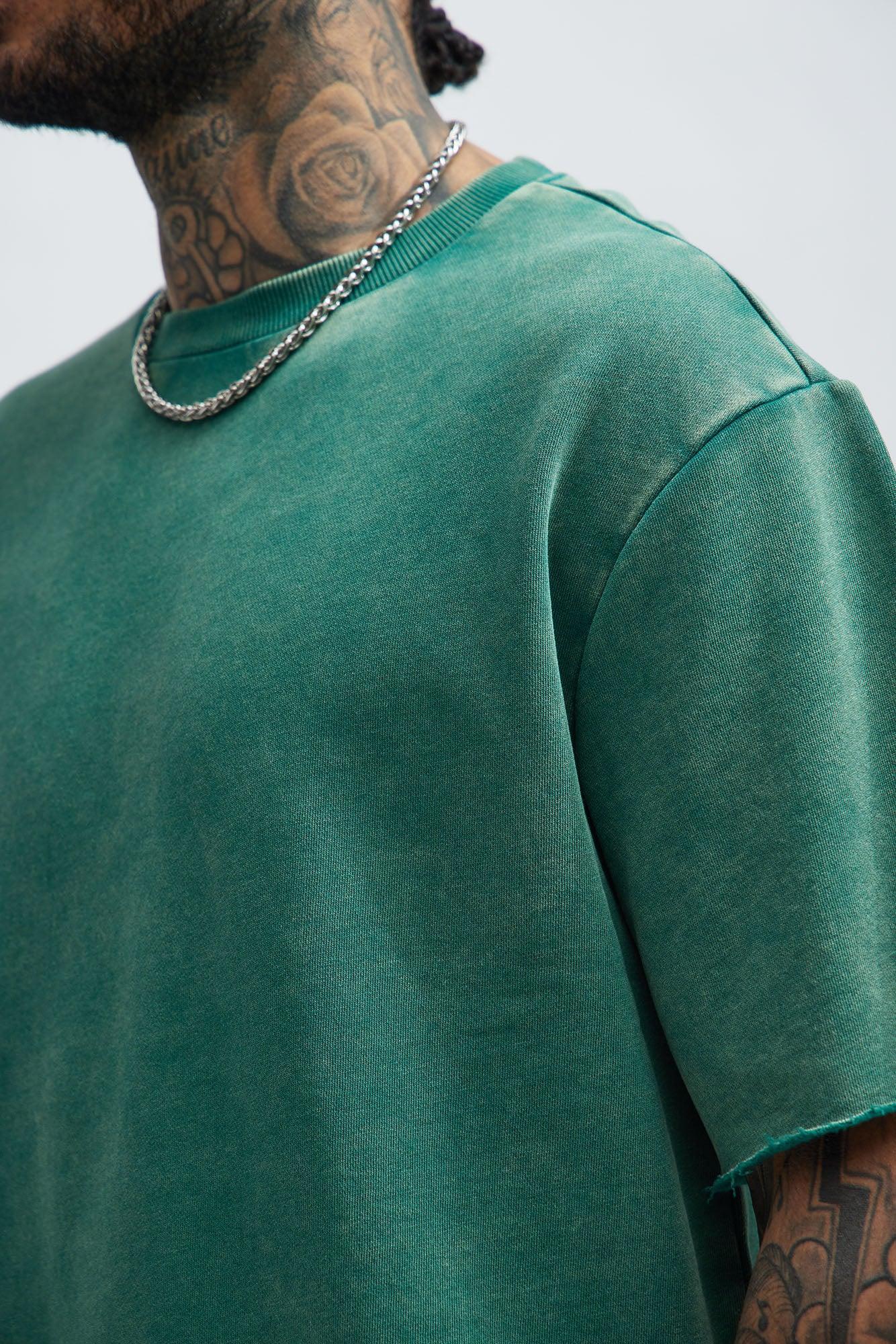 Tyson Heavy Wash Tee - Green Product Image