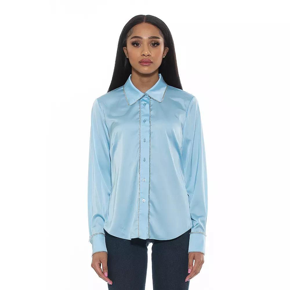 Women's ALEXIA ADMOR Jane Cropped Long Sleeve Jacket, Size: 12, Nude Product Image