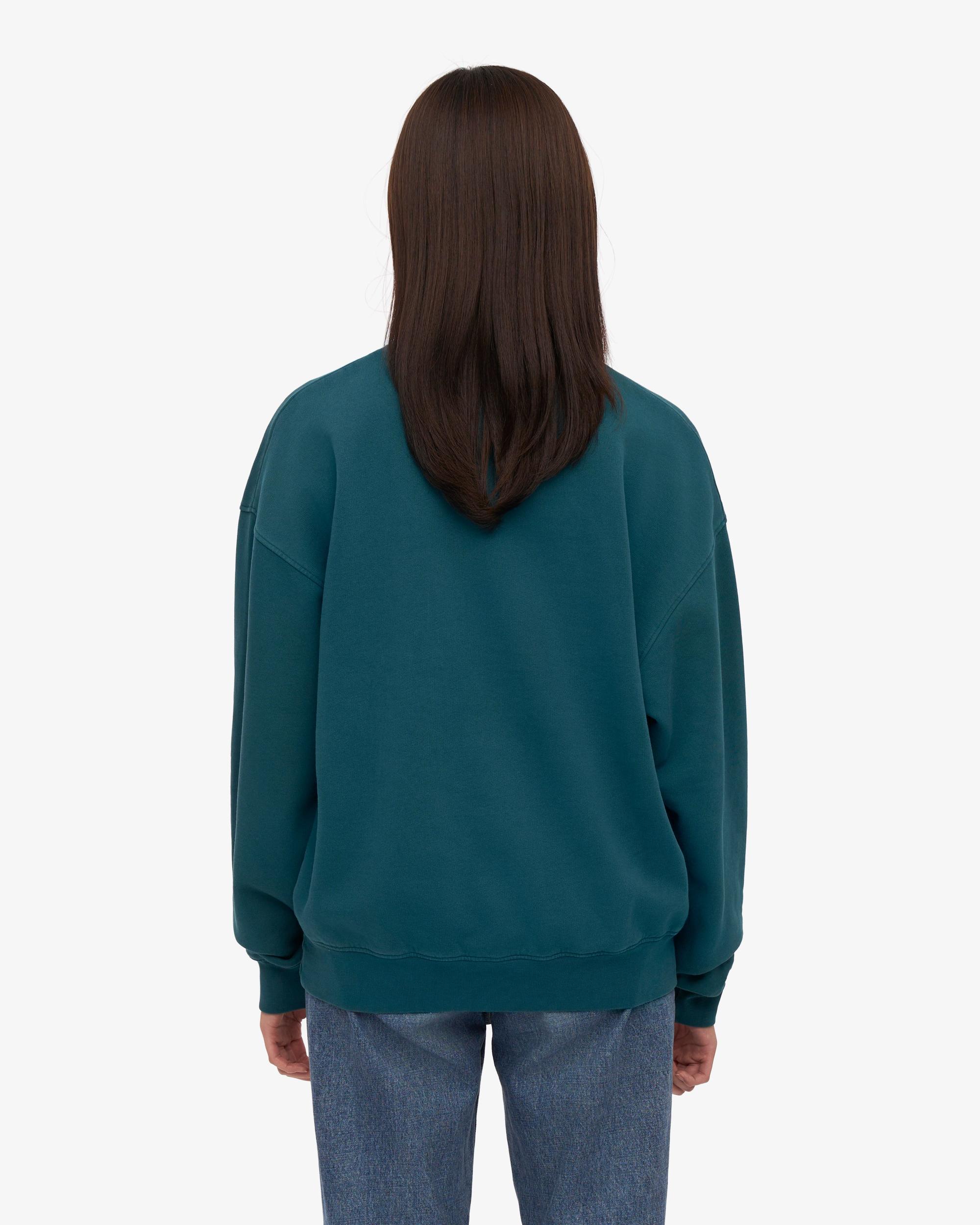 Organic Oversized Crew - Ocean Green Product Image
