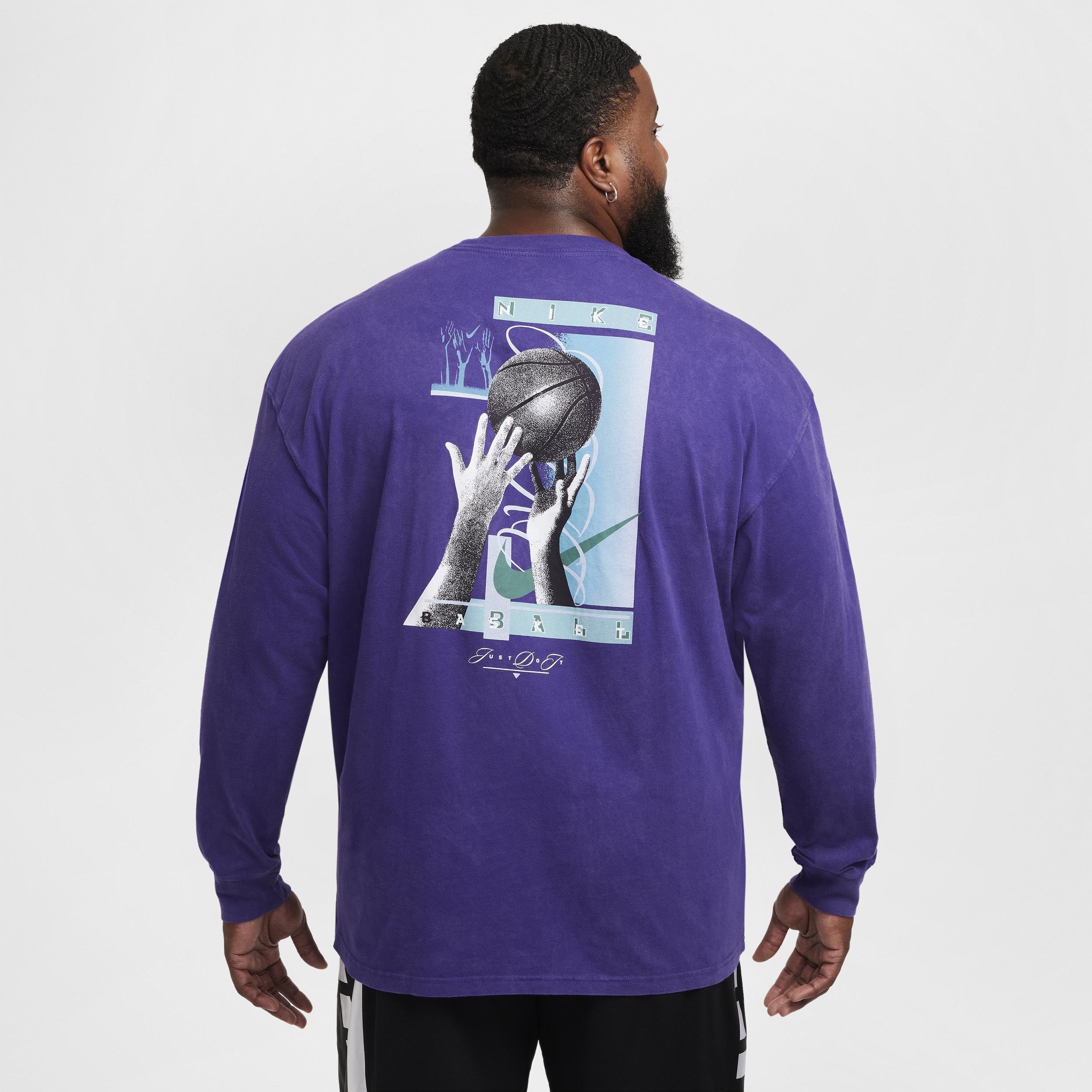 Nike Men's Max90 Long-Sleeve Basketball T-Shirt Product Image