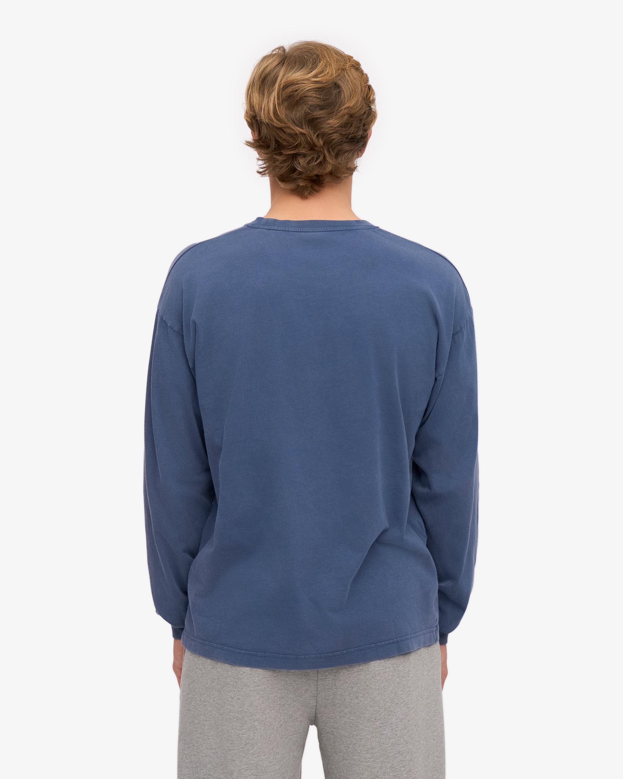 Oversized Organic LS T-Shirt - Magenta Blaze Product Image