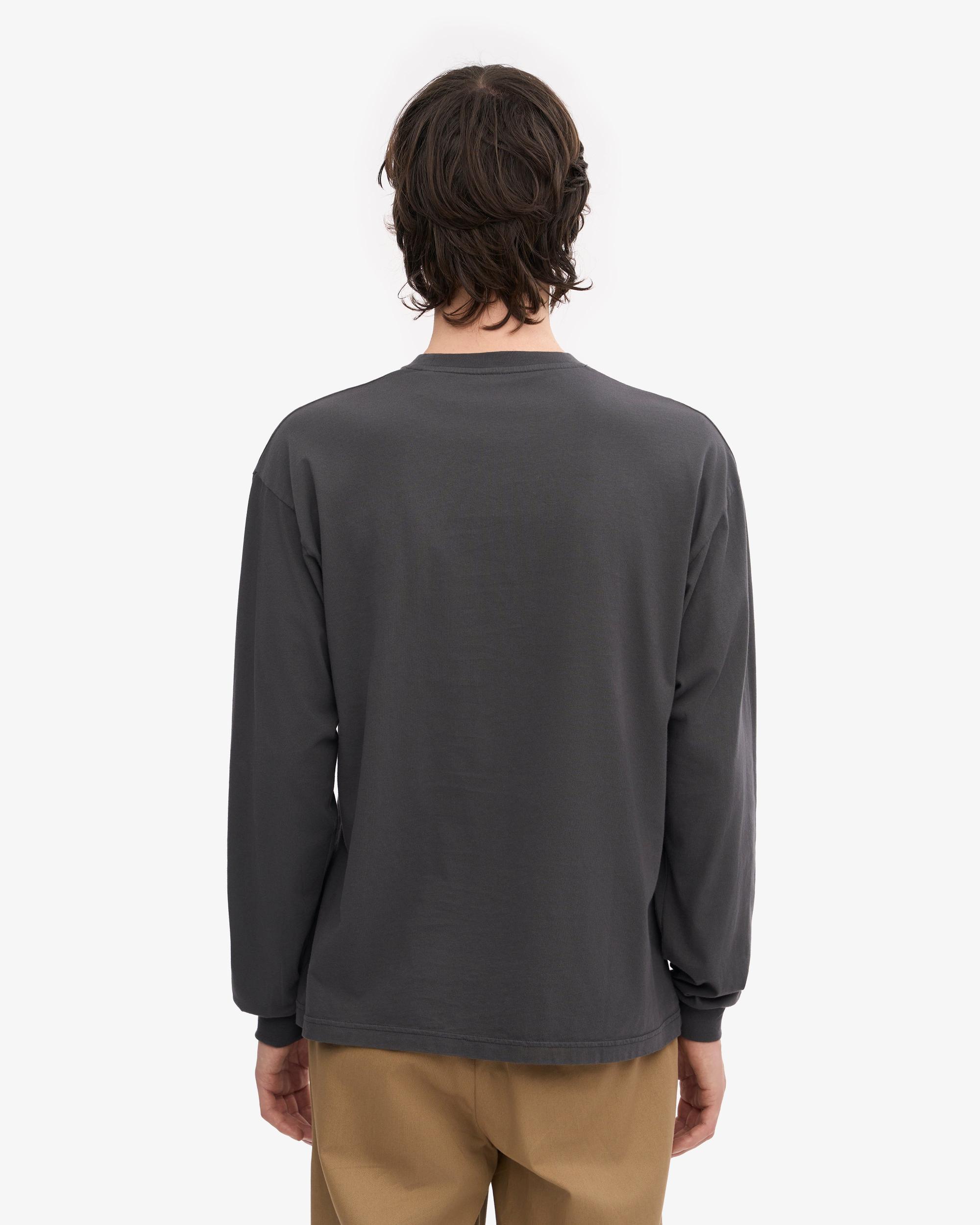 Oversized Organic LS T-Shirt - Magenta Blaze Product Image