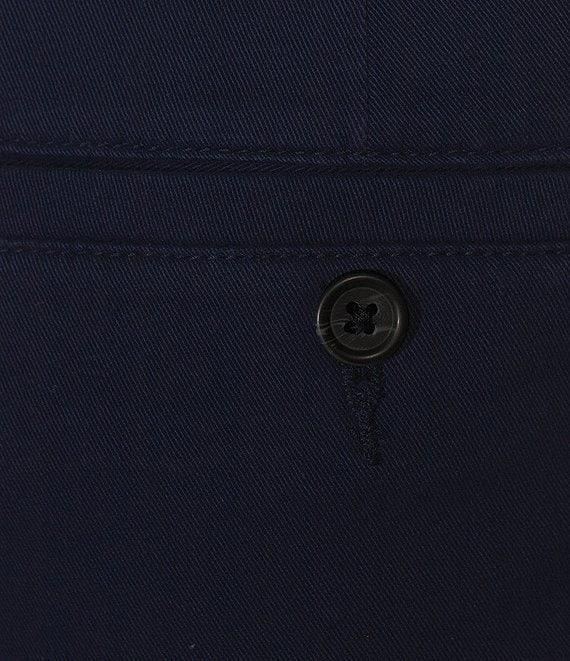 Roundtree & Yorke The Cloud Collection 9#double; Flat Front Washed Chino Shorts Product Image