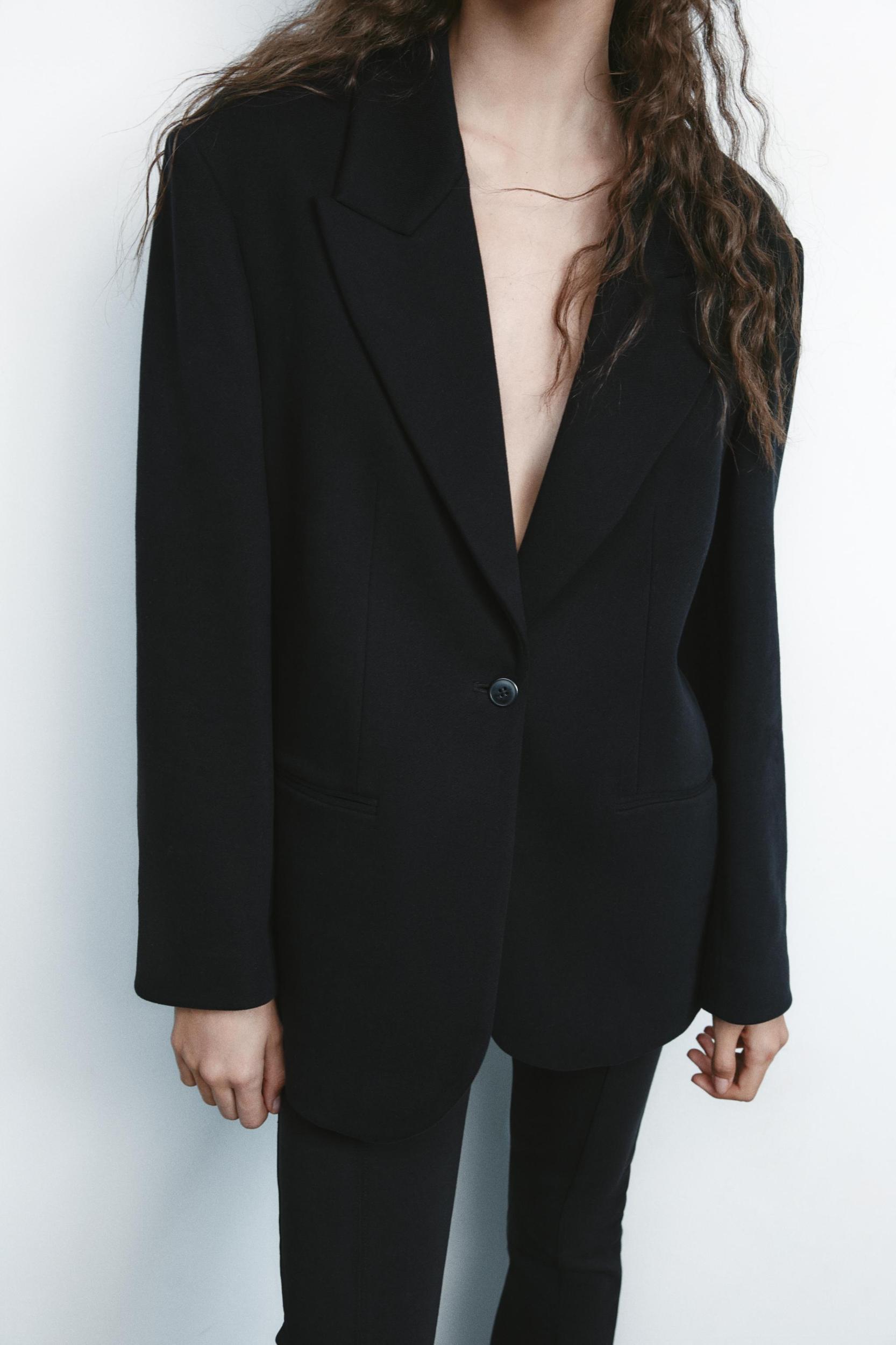 OVERSIZED FLEECE BLAZER Product Image