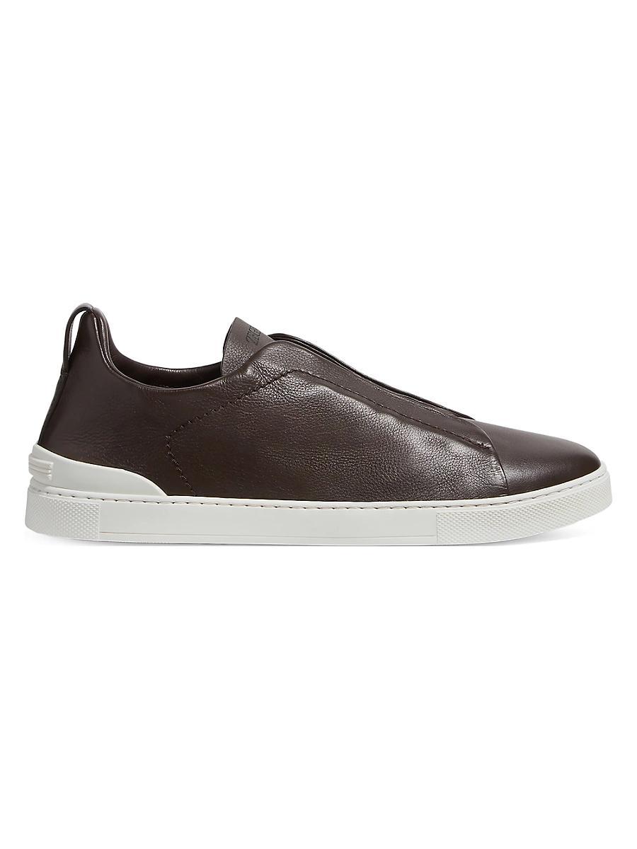 Zegna Mens Triple Stitch Secondskin Sneakers Product Image