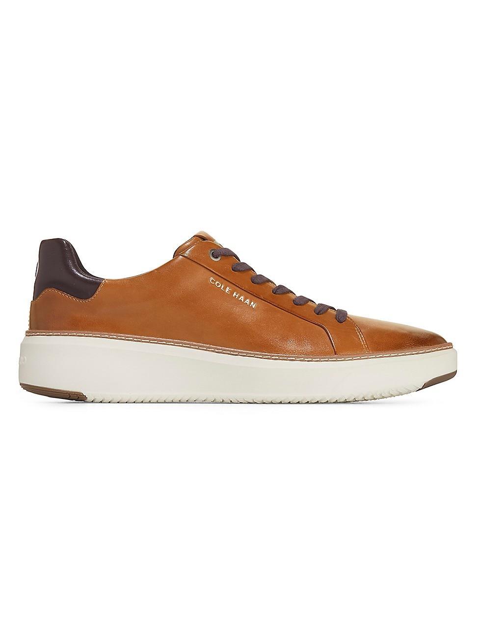 Cole Haan Mens GrandPr Topspin Leather Sneakers Product Image