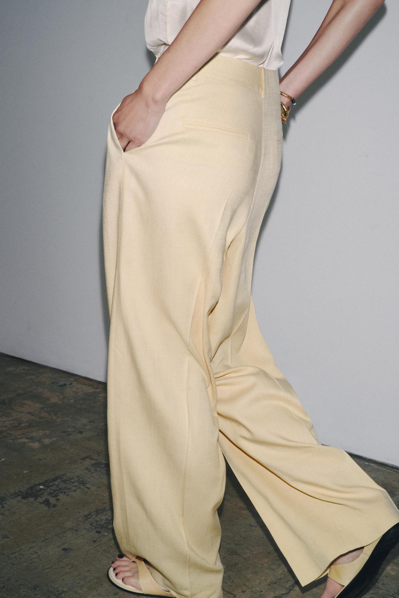 ZW COLLECTION WIDE LEG PLEATED PANTS Product Image