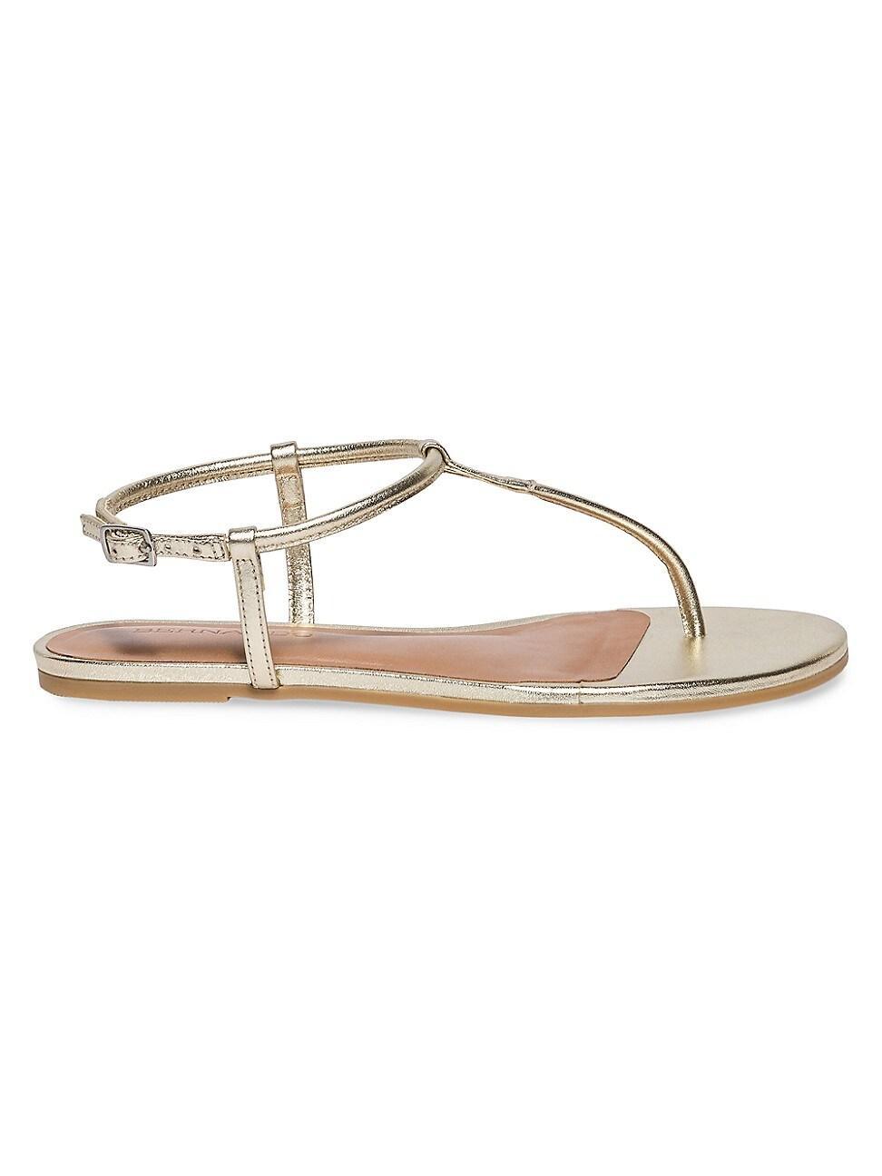 Womens Haven Metallic Leather Thong Sandals Product Image
