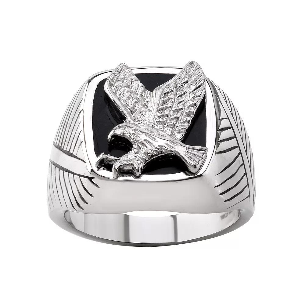 Men's Eagle Stainless Steel Ring, Size: 9, Silver Tone Product Image
