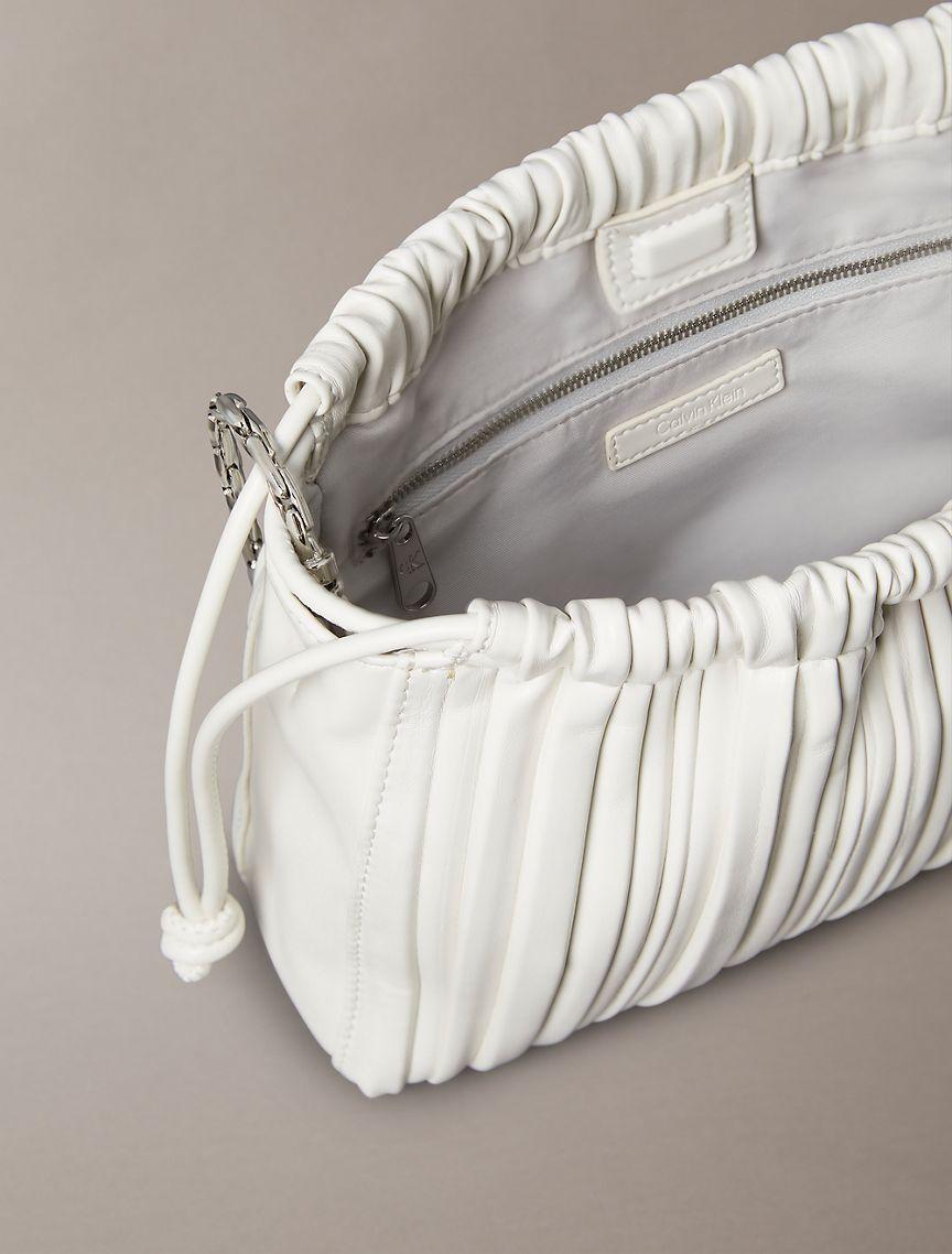 Plisse Drawstring Crossbody Bag Product Image