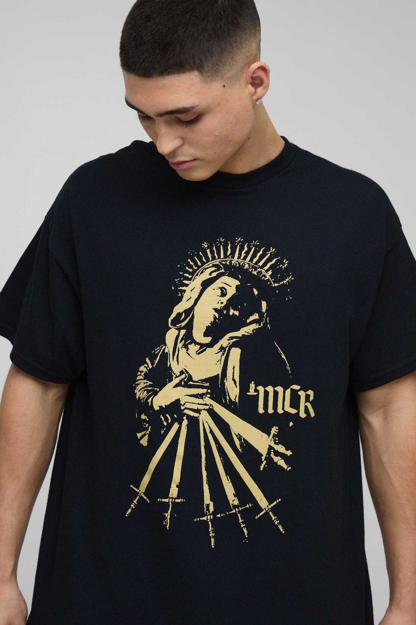 Oversized My Chemical Romance License T-Shirt | boohooMAN USA Product Image
