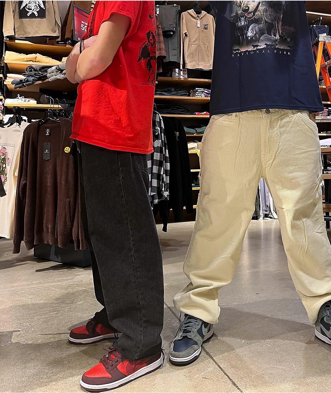 Empyre Shmutz Black Wash Loose Fit Skate Jeans Product Image