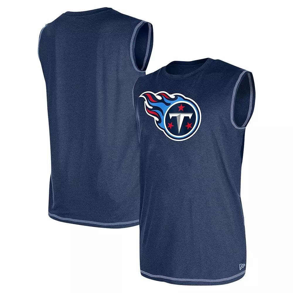 Men's New Era Navy Tennessee Titans Tank Top, Size: Medium, Blue Product Image