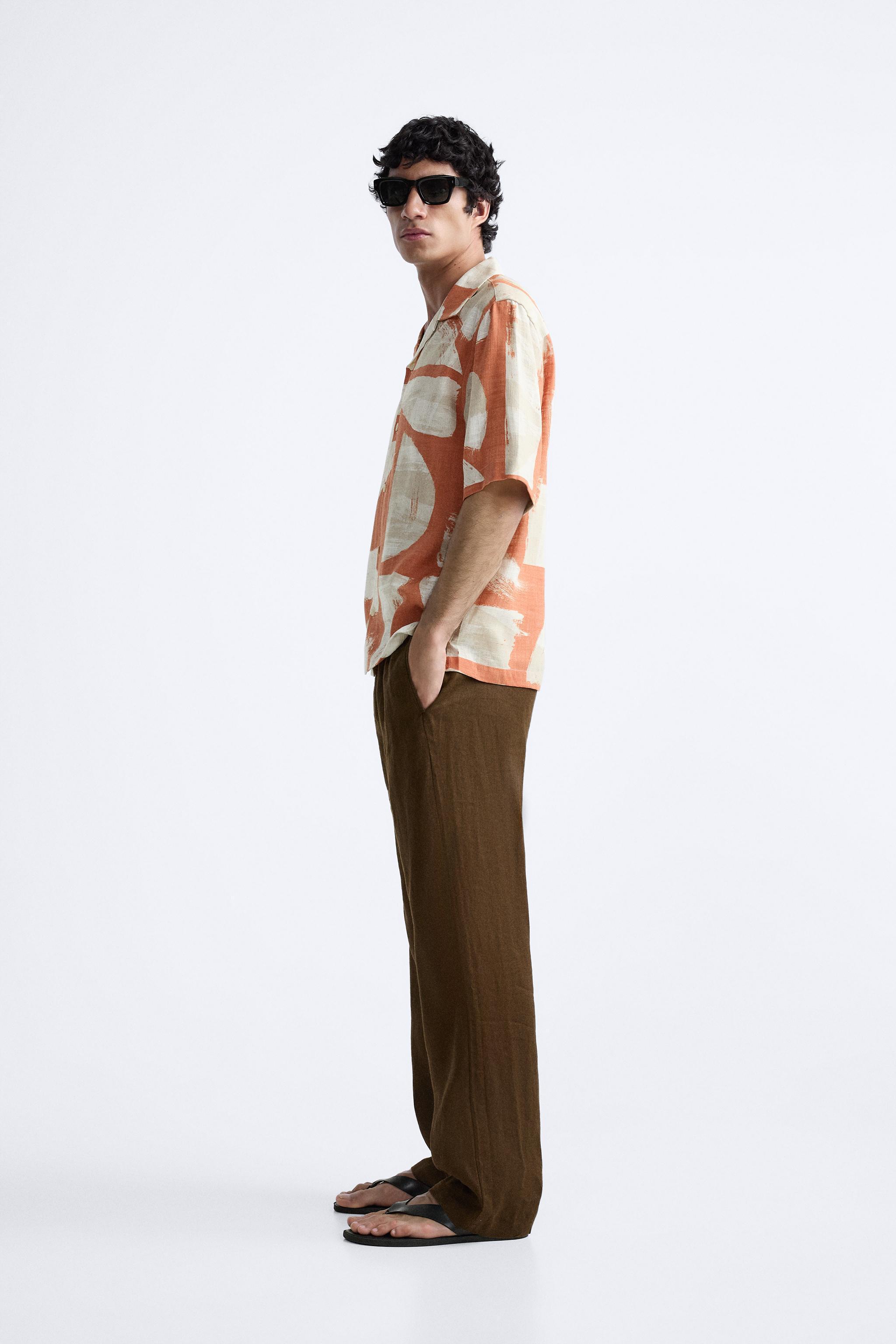 Extra wide chino bermuda shorts in canvas Product Image