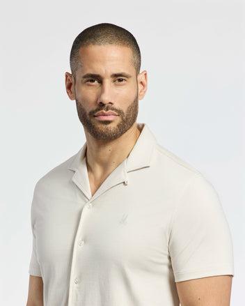 MENS BRYAN CAMP COLLAR SHORT SLEEVE SHIRT - B6Q581F200 Product Image