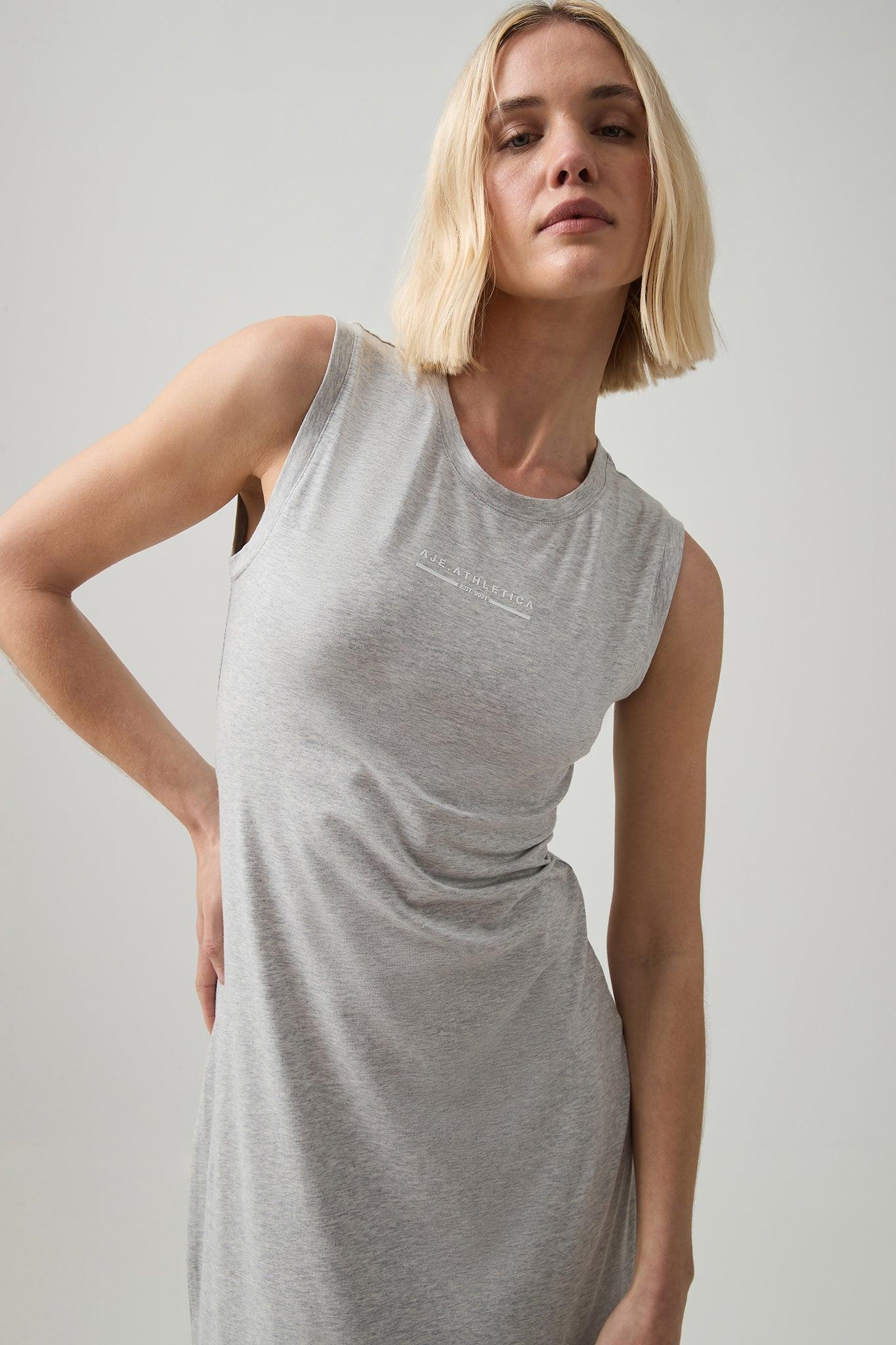Split Hem Jersey Dress 816 Product Image