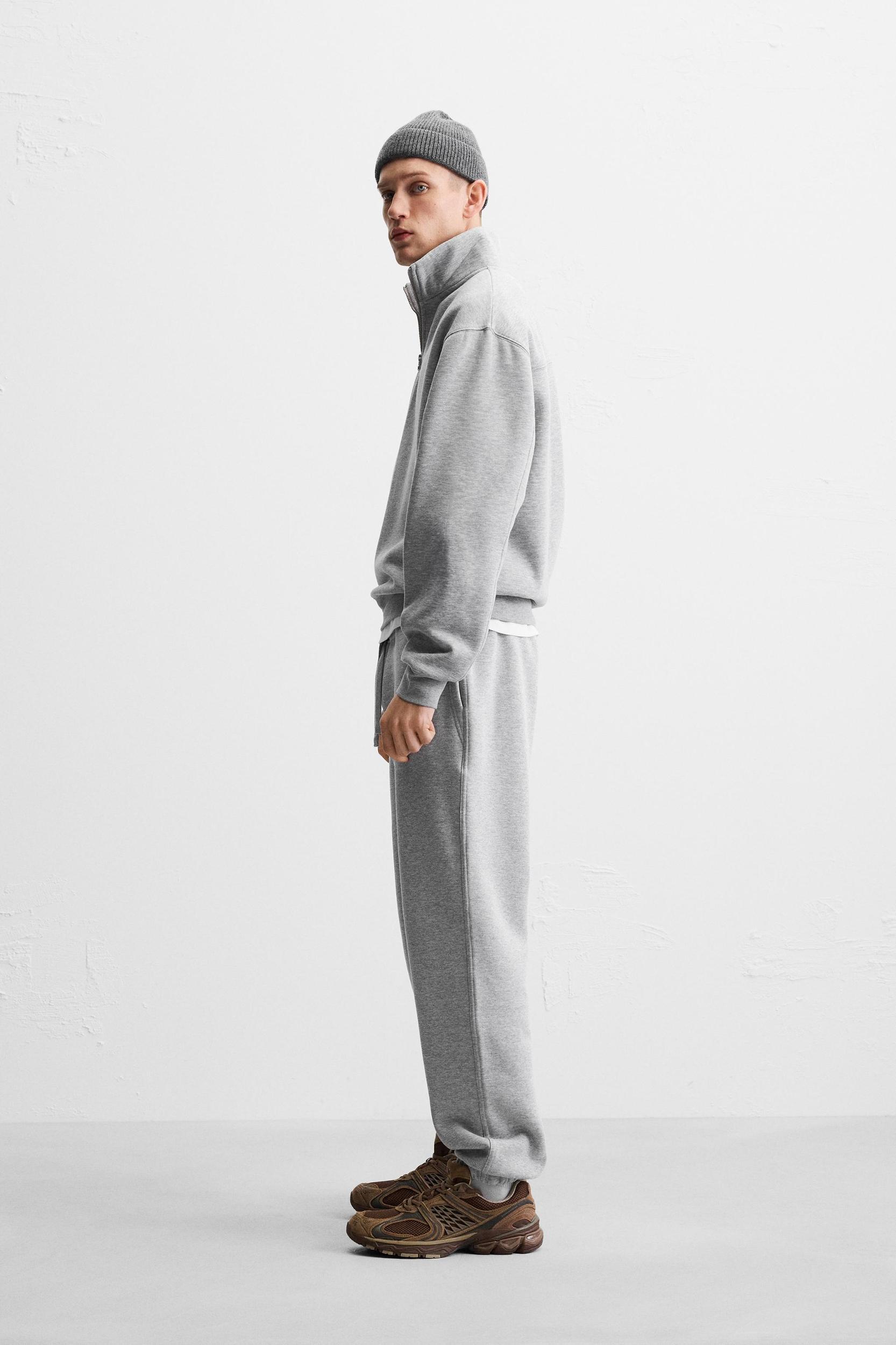 BASIC QUARTER ZIP SWEATSHIRT Product Image