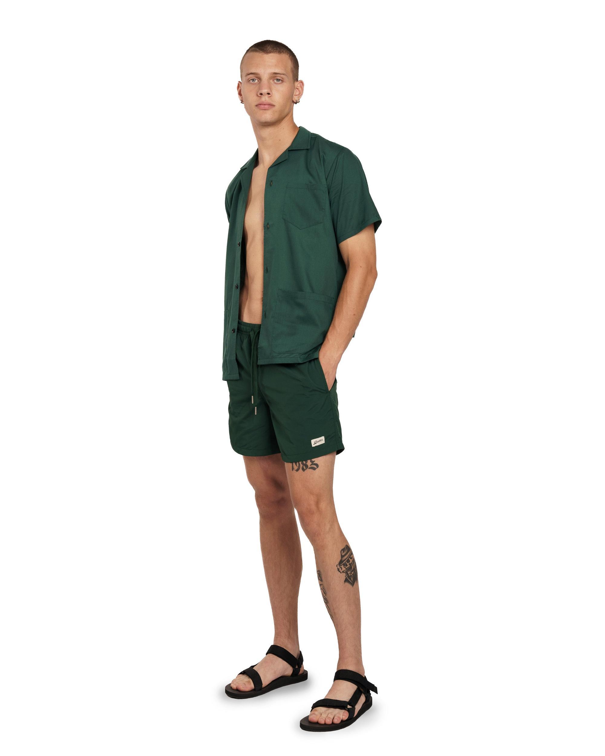 Solid Pine Swim Trunk Product Image