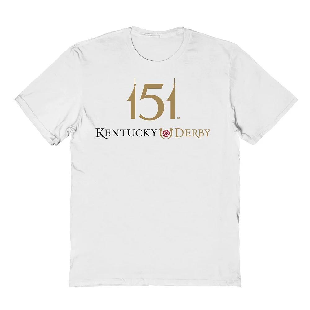 Men's Kentucky Derby Graphic T-Shirt, Size: XL, White Product Image