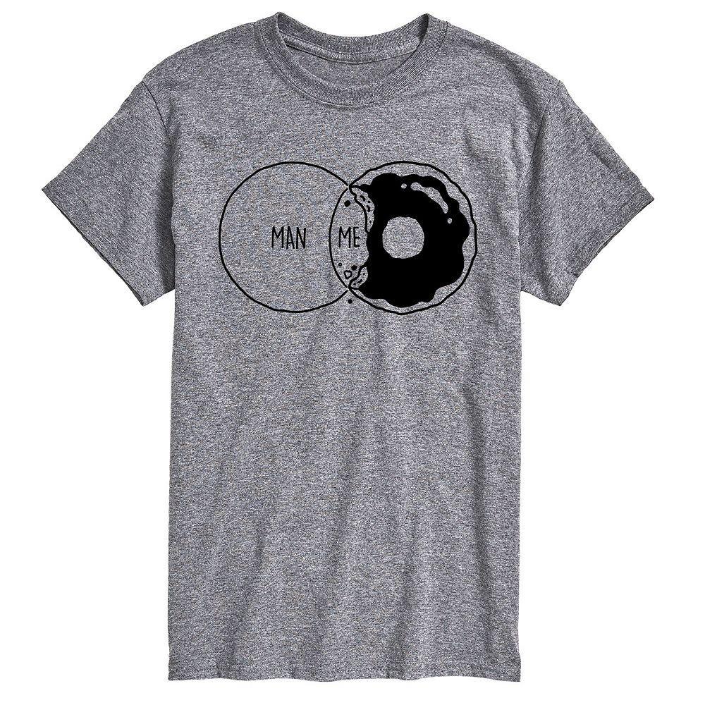 Mens Man Donut Diagram Tee Product Image