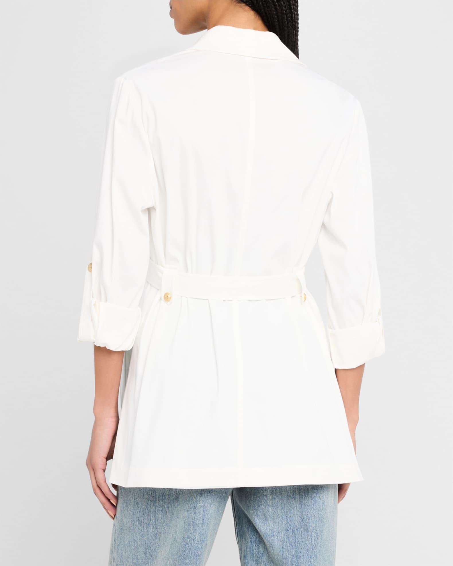 Veda Belted Cotton Jacket Product Image