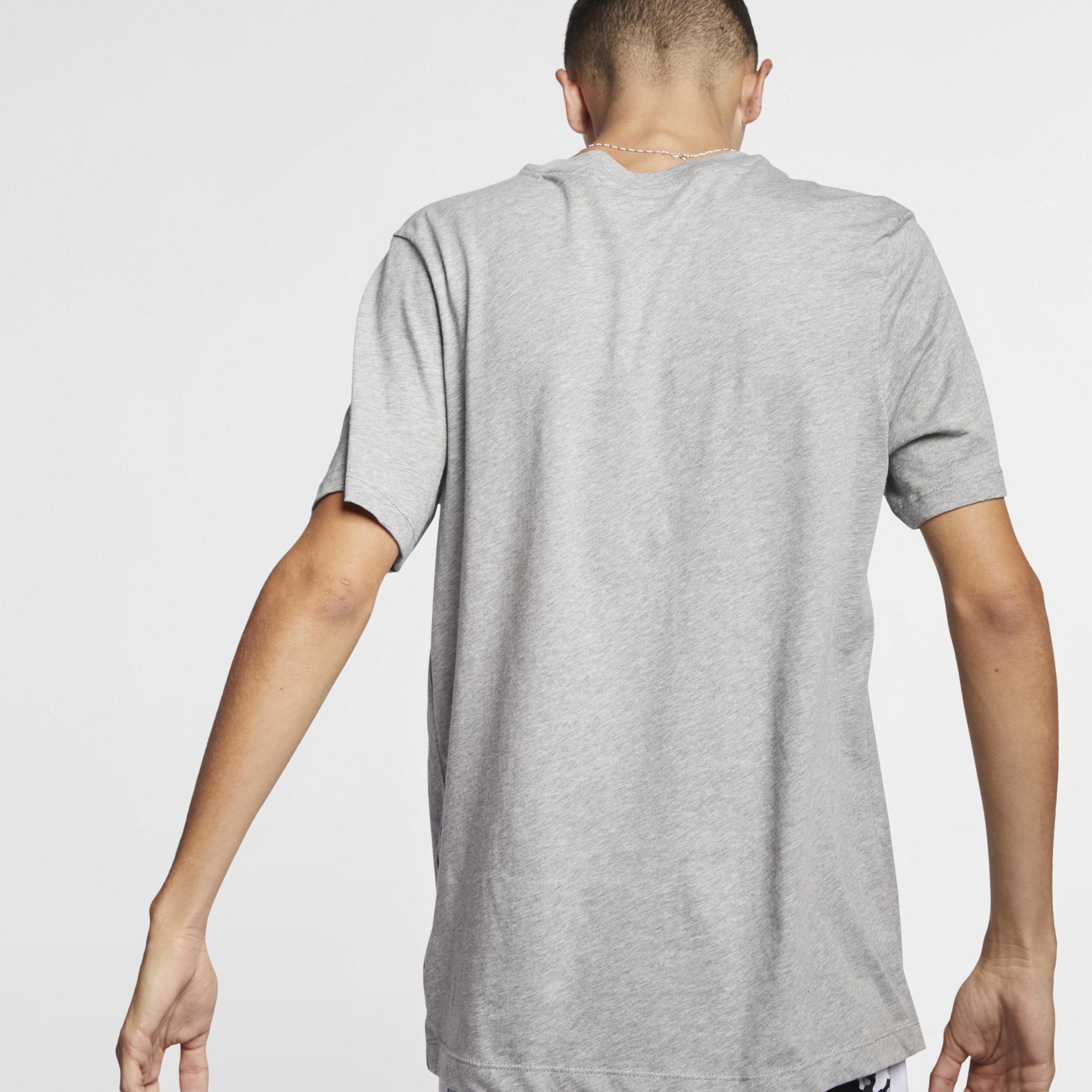 Men's Nike Icon Futura Tee, Size: Large, Dark Gray Grey Product Image