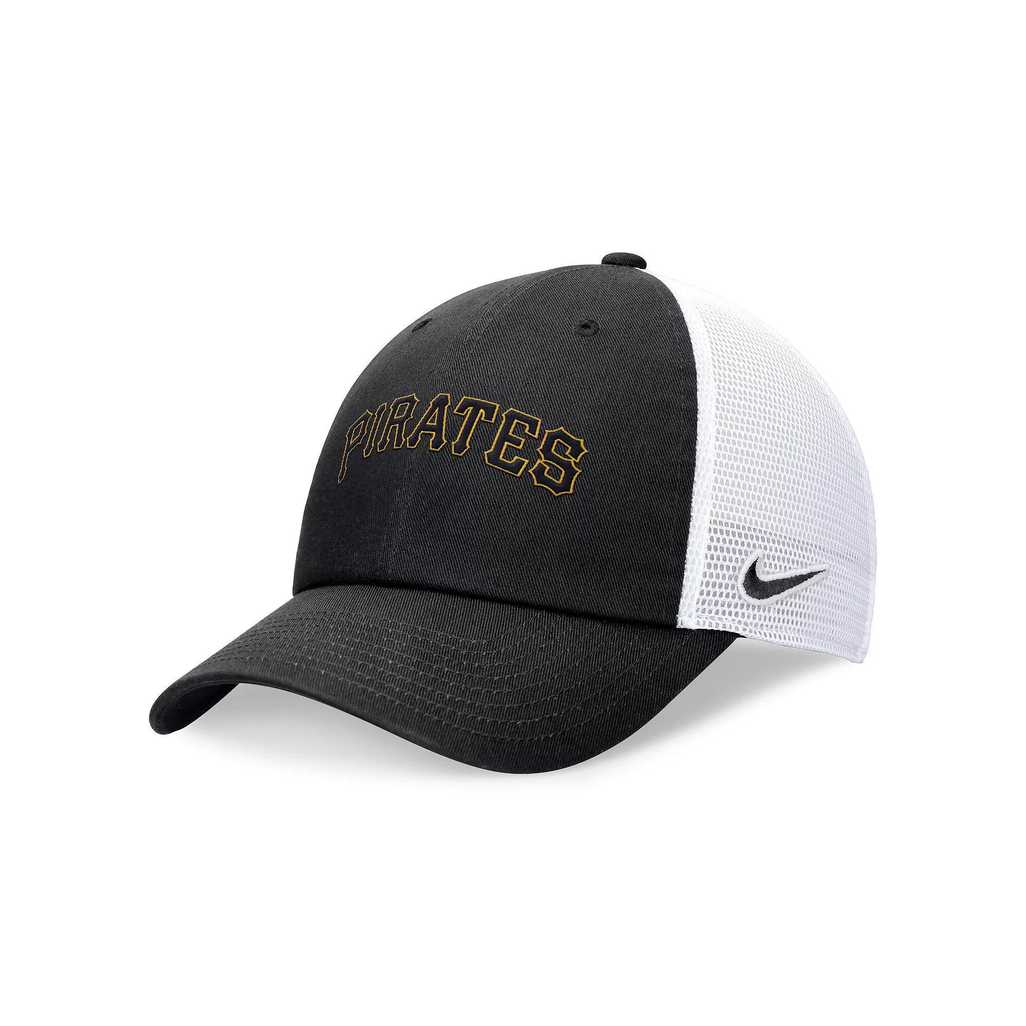 Men's Nike Navy Detroit Tigers Evergreen Wordmark Trucker Adjustable Hat, Size: Medium/Large, Blue Product Image