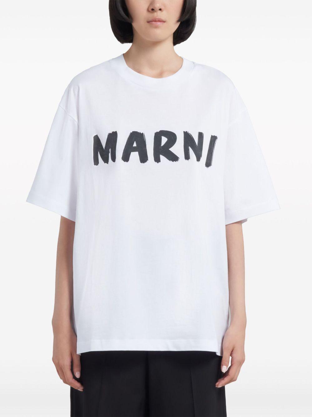 logo-print cotton T-shirt Product Image