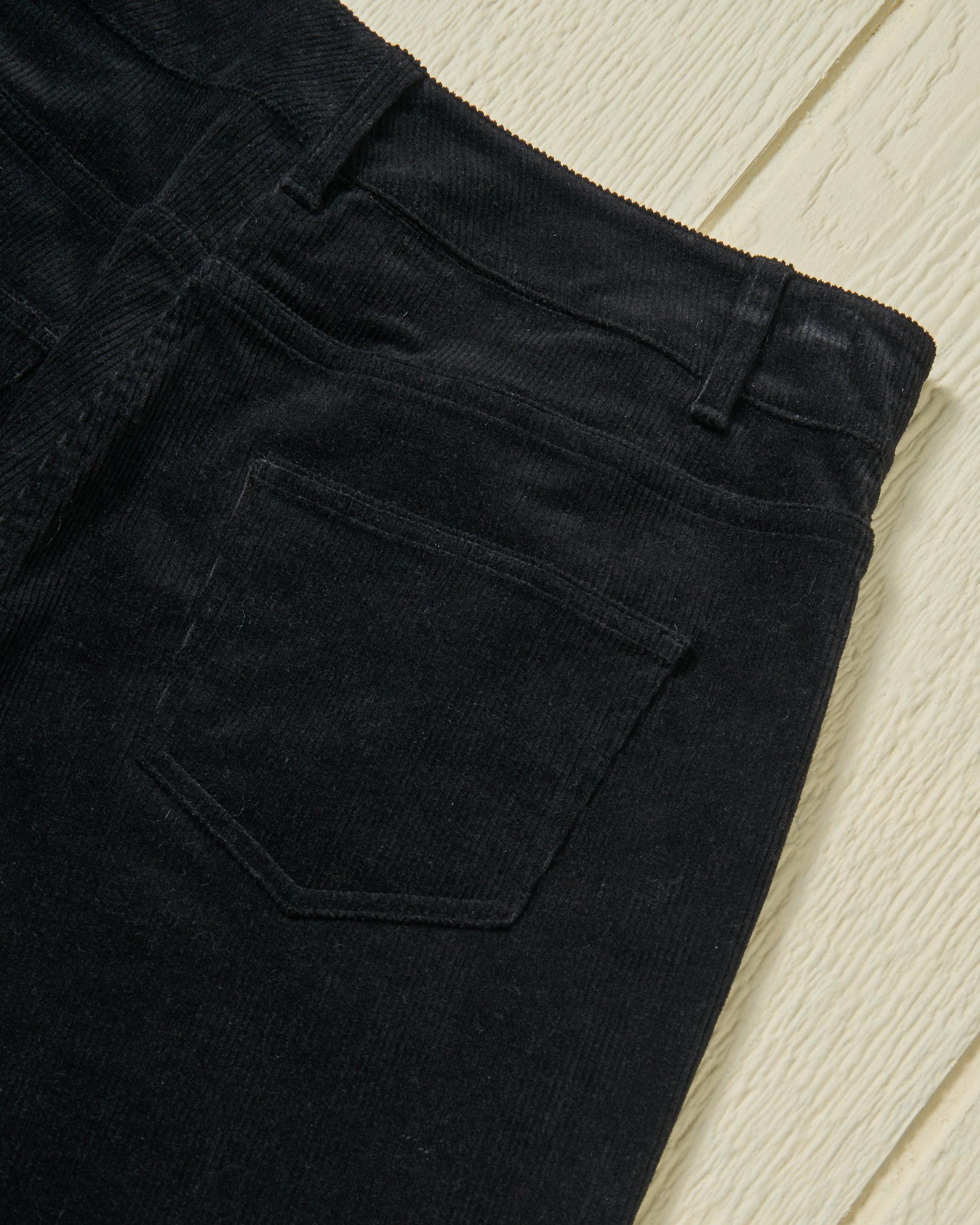 Women's Five Pocket Pant in Black Corduroy Product Image