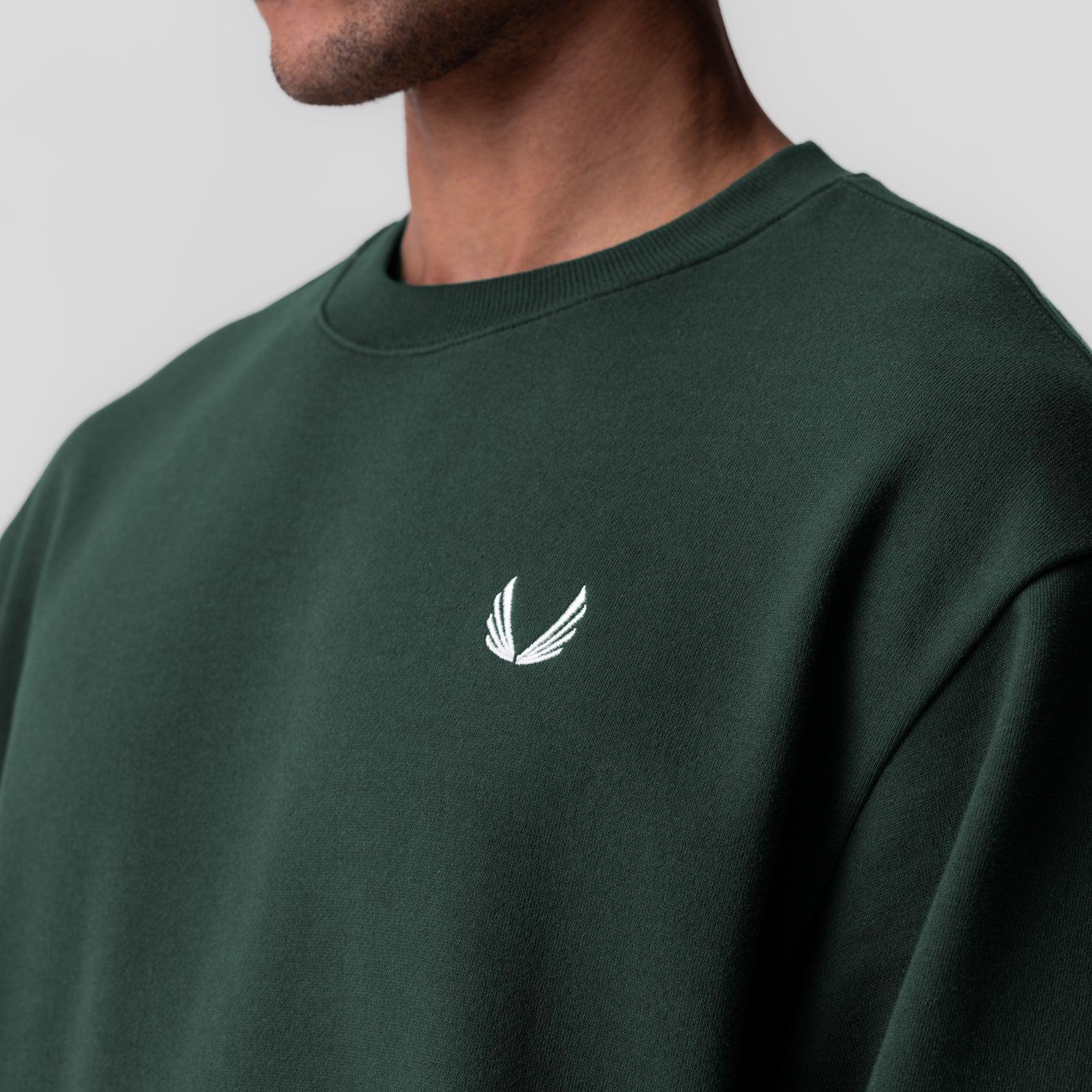 Midweight Terry Slim Crewneck Male Product Image