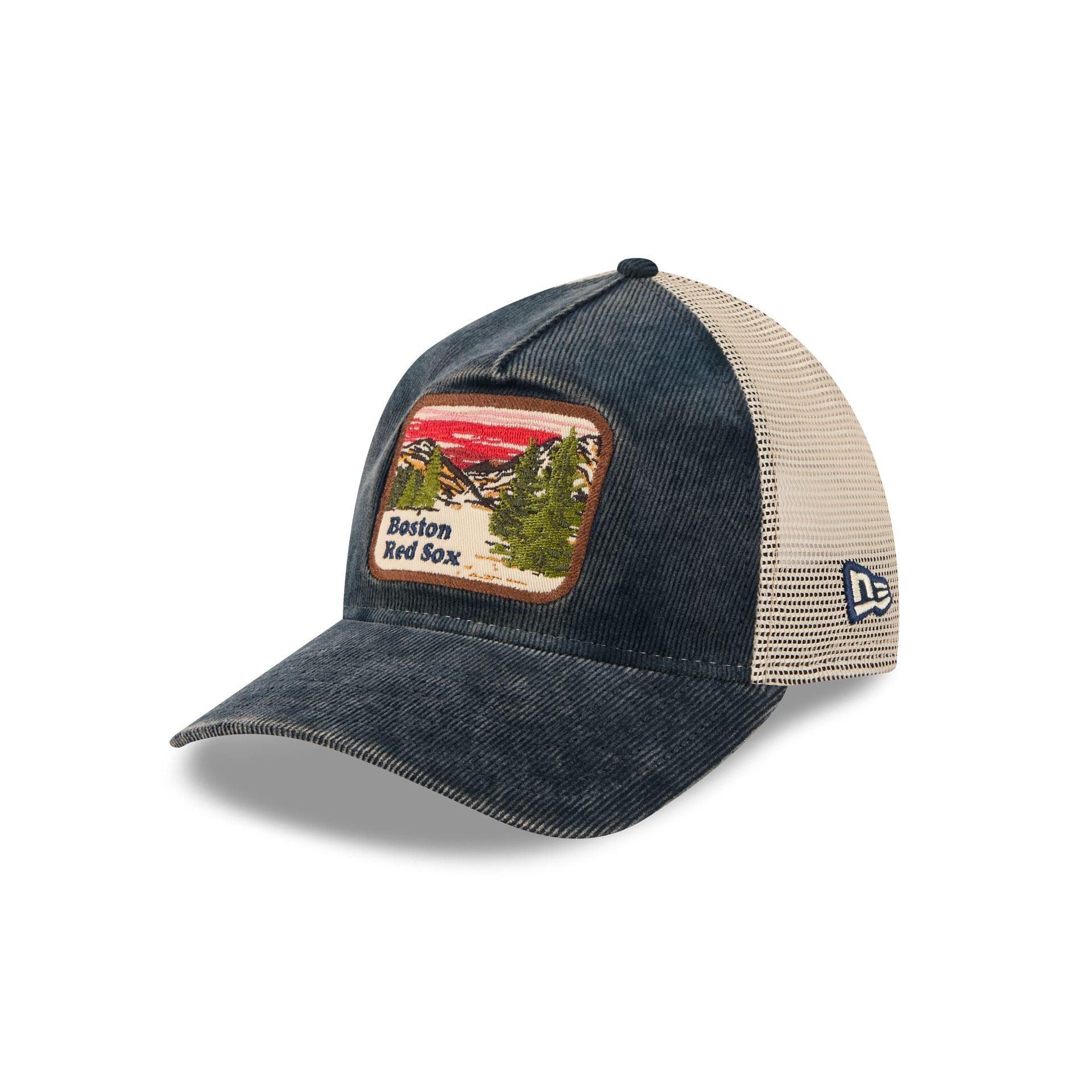 Boston Red Sox Vintage Landscape 9TWENTY A-Frame Trucker Hat Male Product Image
