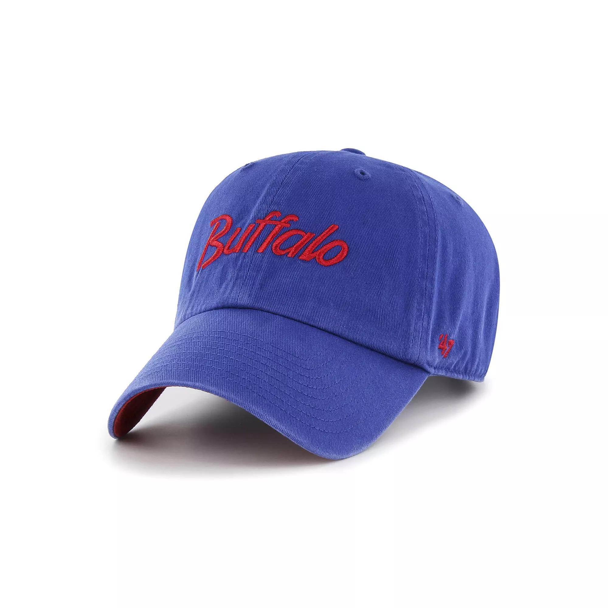 Mens 47 Royal Buffalo Bills Crosstown Clean Up Adjustable Hat Product Image