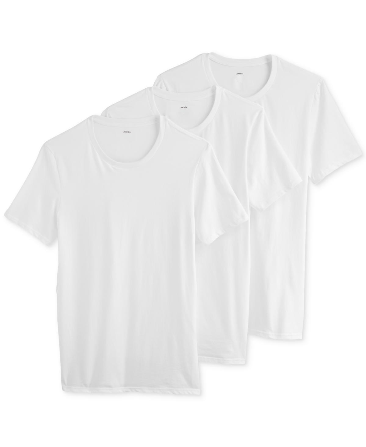 Men's Jockey 3-Pack Cotton Stretch Crew Neck Undershirt, Size: XXL, Black Product Image