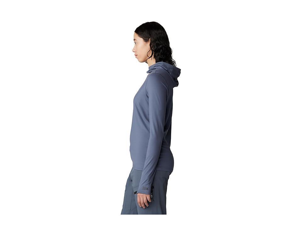Mountain Hardwear Butter Up Hoody Slate) Women's Sweatshirt Product Image